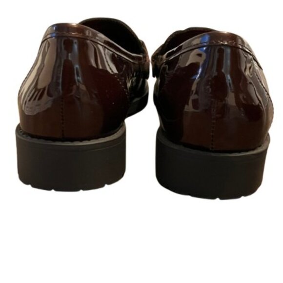 NWT AK Anne Klein iFlex Aklina Brown Patent Leather Loafer Women's - Size 6 - Picture 5 of 8